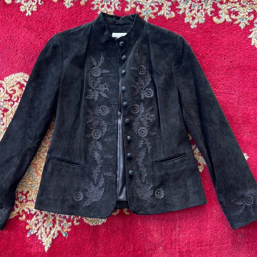 Women’s leather black jacket size M